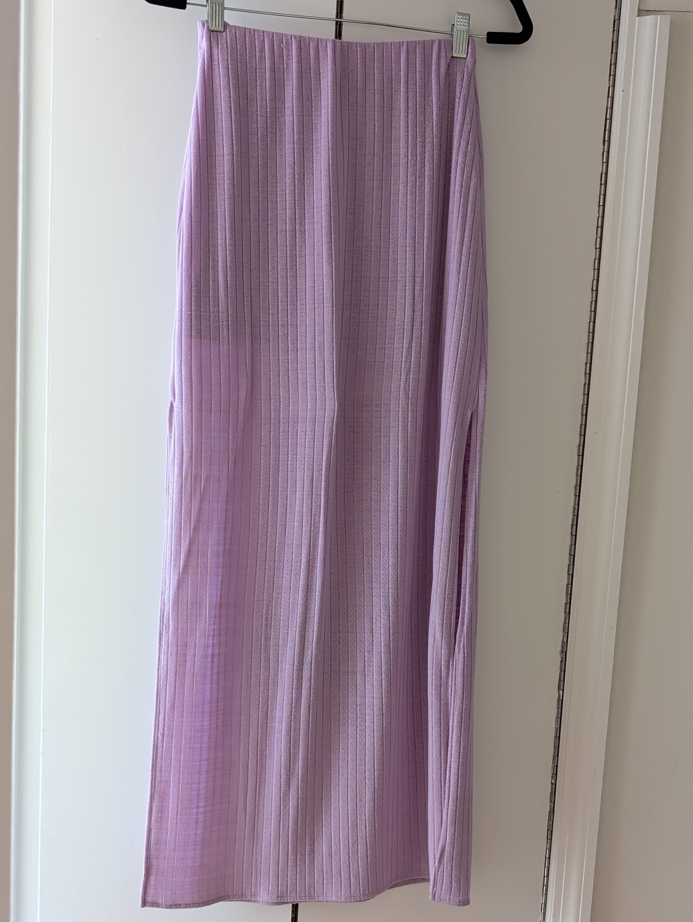 Free People Lavender Purple Kelsey Rib Crop Top & Skirt Set Size S - Picture 11 of 12
